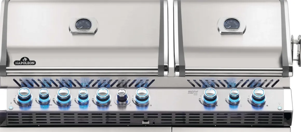 Napoleon Einbau-Grillaufsatz Prestige Pro 825 RBI mit Drehspieß