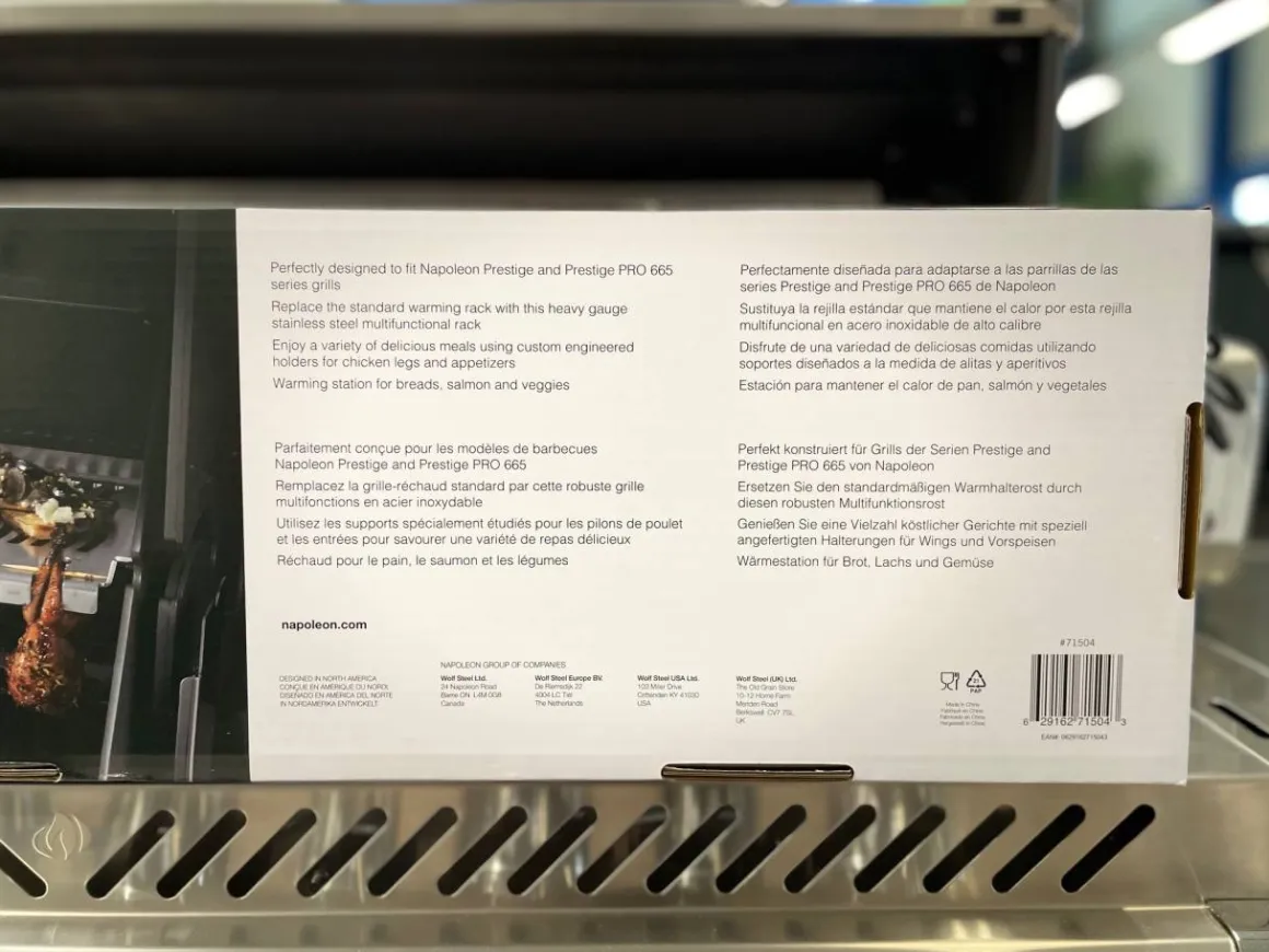 Napoleon Multifunktionaler Einsatz für Warmhalterost - Prestige (Pro) 665