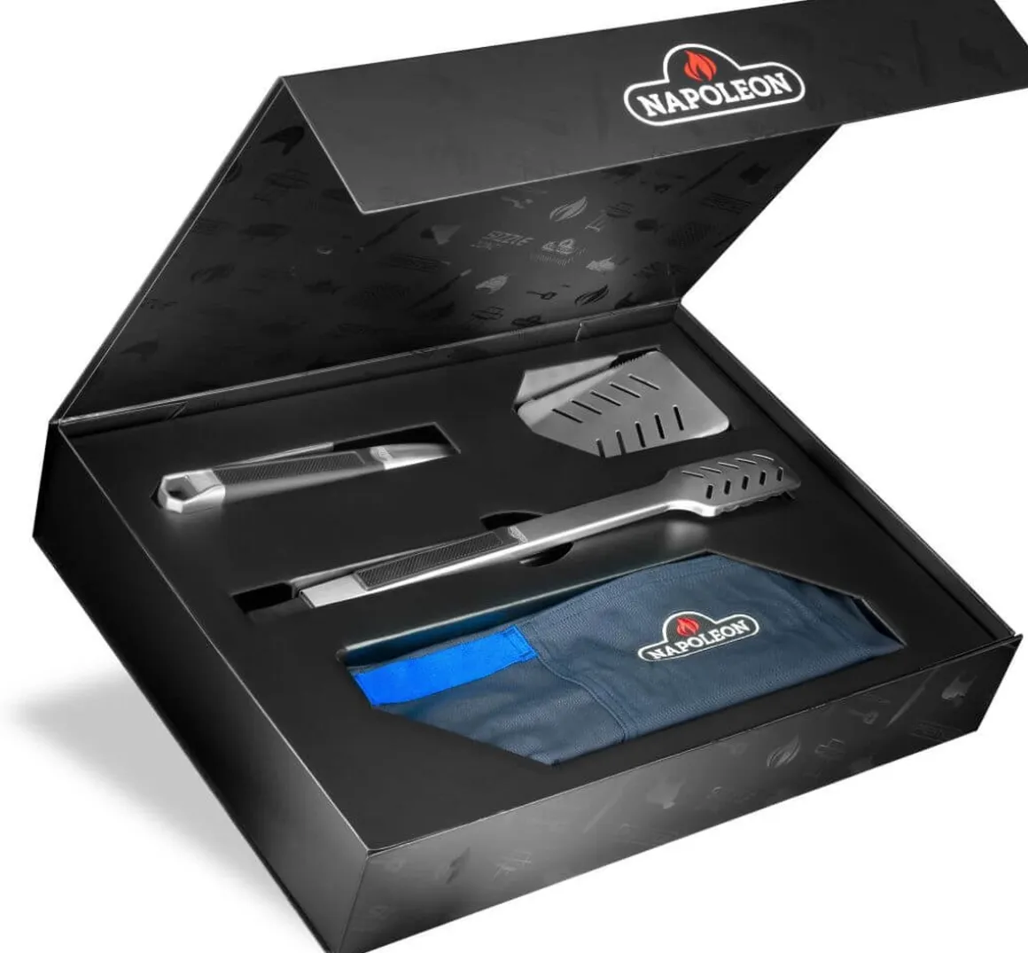 Napoleon Prestige 500 Connected Jubiläumsedition Grill-Set mit Abdeckhaube & Zubehör