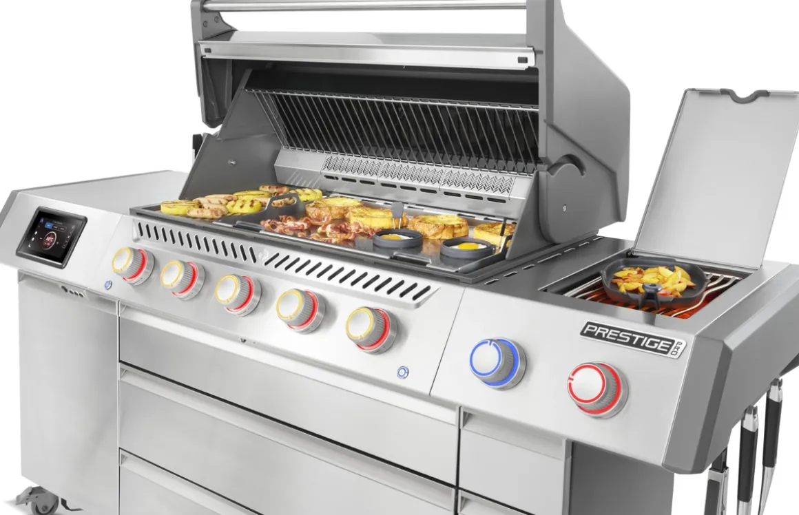 Napoleon Prestige Pro 665 Gasgrill Connected mit Drehspieß