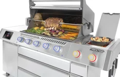 Napoleon Prestige Pro 665 Gasgrill Connected mit Drehspieß