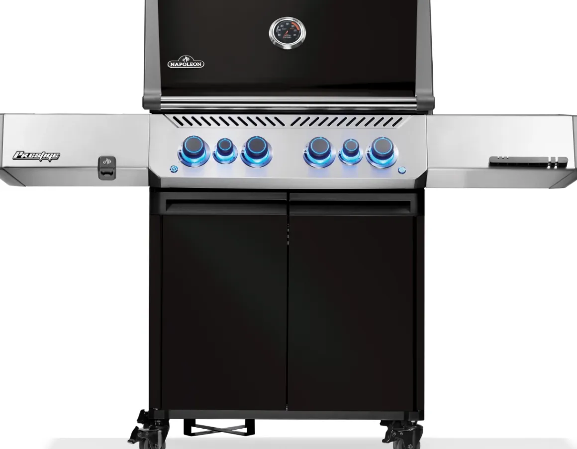 Napoleon Prestige 500 schwarz mit Sizzle Zone und Backburner