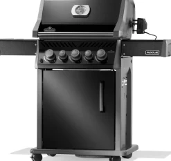 Napoleon Rogue 425 mit Gussrosten mit Drehspieß und Backburner