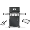 Napoleon Rogue Pro 425 Charcoal inkl. Fullsize Plancha und Tool-Set