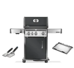 Napoleon Rogue Pro 425 Charcoal inkl. Fullsize Plancha und Tool-Set