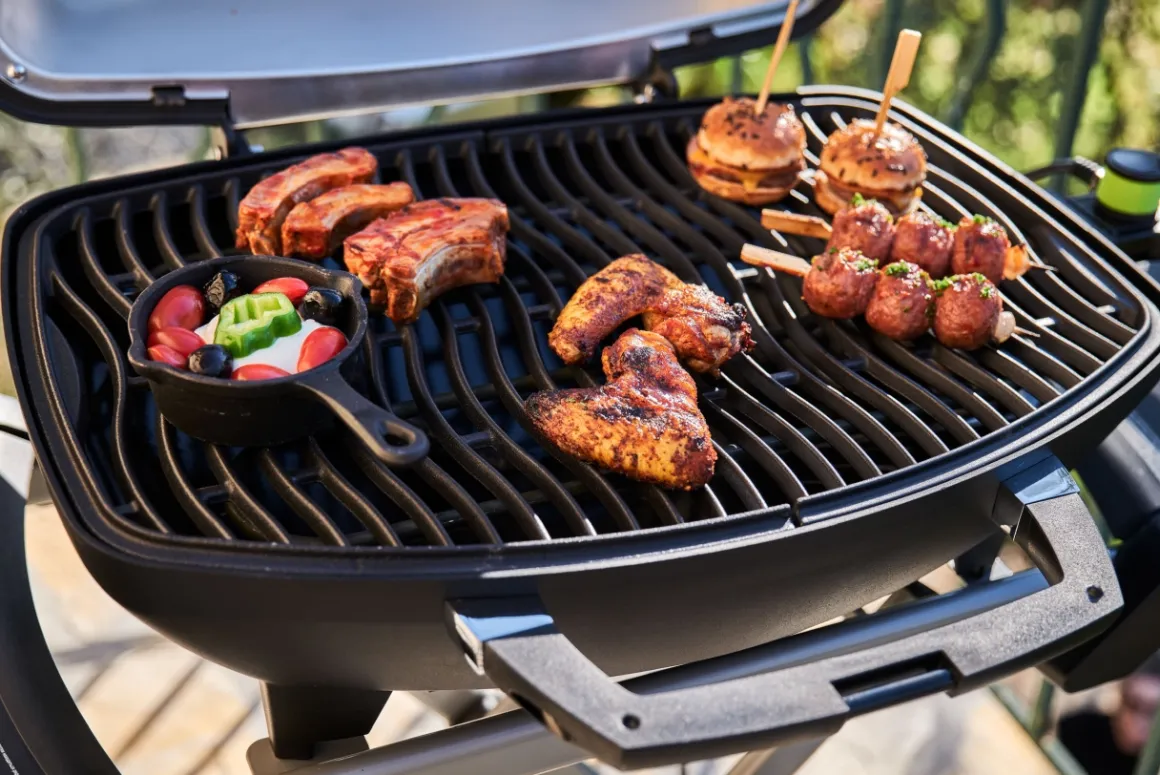 Napoleon Travel Q PRO285EX Elektrogrill mit Scherenwagen