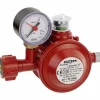 Niederdruckregler 50 mbar  Gas-Haushaltsregler mit Überdrucksicherung für Haushaltsinnenanlagen, Mobilheime und Gewerbe