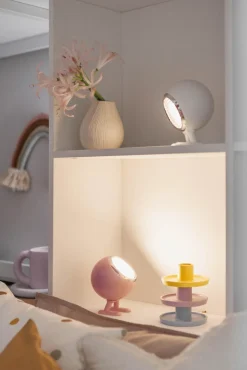 Norbitt Mr. Wattson wiederaufladbare LED Lampe - Pastell-Pink