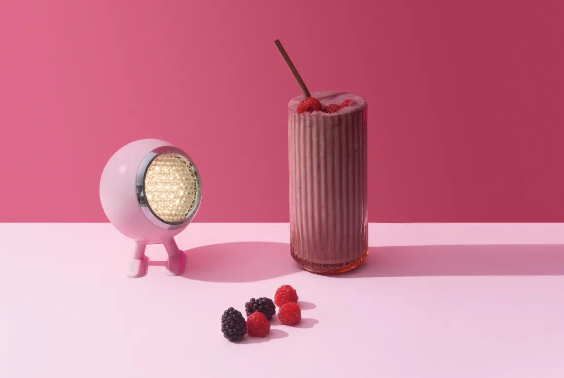 Norbitt Mr. Wattson wiederaufladbare LED Lampe - Pastell-Pink