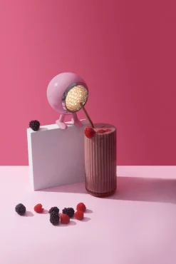 Norbitt Mr. Wattson wiederaufladbare LED Lampe - Pastell-Pink
