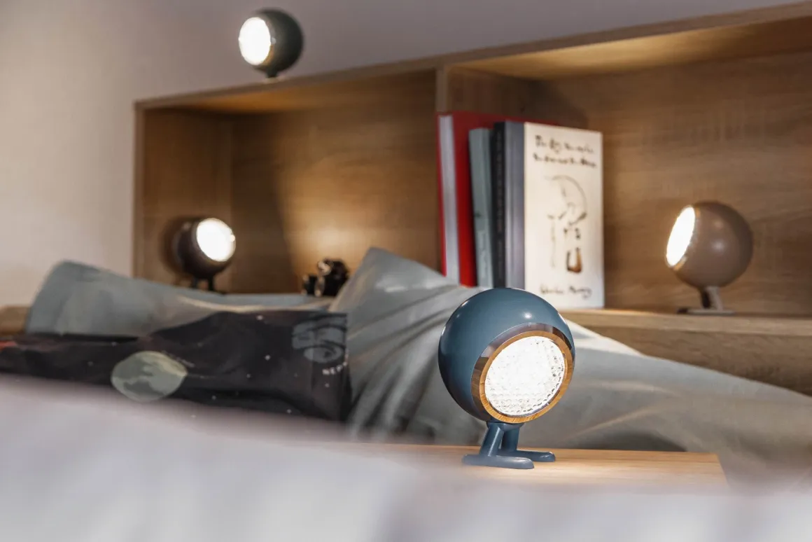 Norbitt Mr. Wattson wiederaufladbare LED Lampe - Pastell-Pink