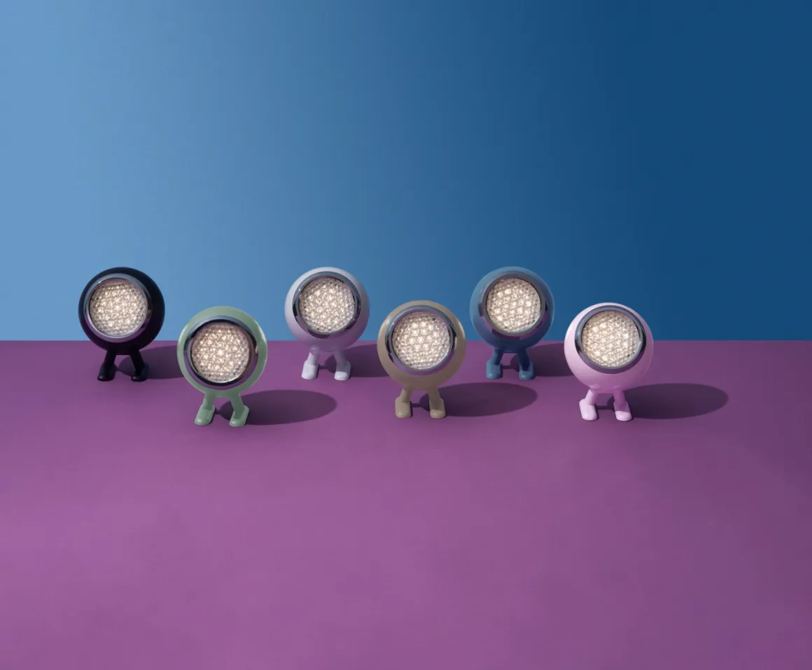 Norbitt Mr. Wattson wiederaufladbare LED Lampe - Pastell-Pink