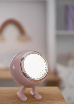 Norbitt Mr. Wattson wiederaufladbare LED Lampe - Pastell-Pink