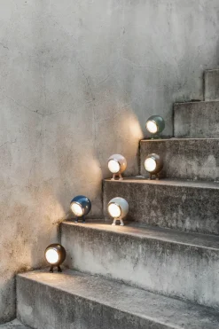 Norbitt Mr. Wattson wiederaufladbare LED Lampe -  Tiefschwarz