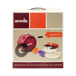 Omnia Kit 2 –  Campingbackofen Set mit Zubehör für Unterwegs