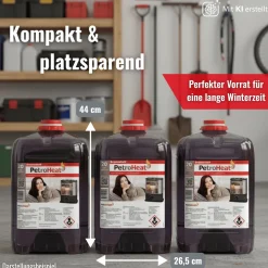 Petroleum geruchsarm 20 Liter Kanister mit elektrischer Pumpe für Petroleumofen Heizofen