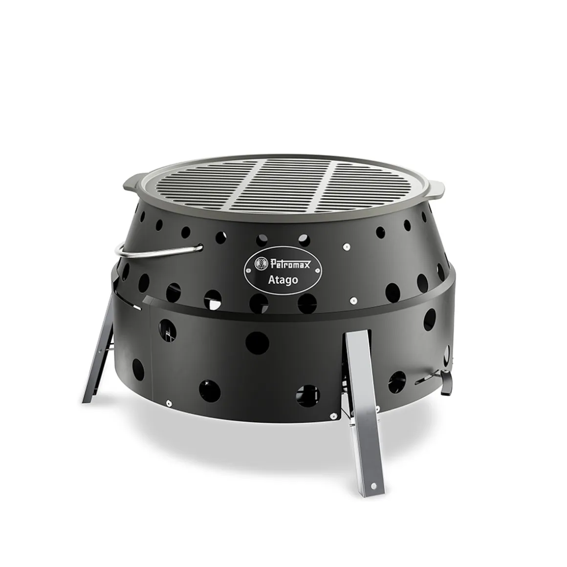 Petromax Atago Black Edition - Mobile Grillstelle & Feuerschale