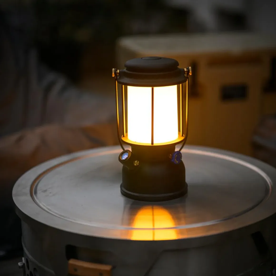 Petromax LED Laterne LM500 schwarz mit Akku