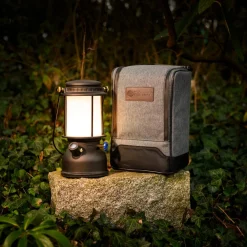Petromax LED Laterne LM500  schwarz, robust und helle Campinglaterne