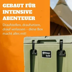 Petromax Passivkühlbox Kühlbox ohne Strom 25 Liter sand