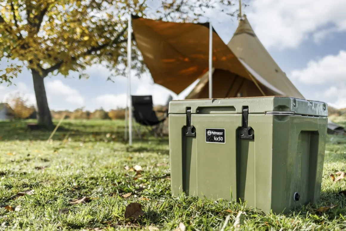 Petromax Passivkühlbox Kühlbox ohne Strom 25 Liter sand