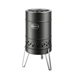 Petromax Pyron Mobile Feuertonne & Outdoor  Kochstelle Black Edition