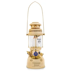 Petromax Starklichtlampe | Petroleumlampe Messing | Gold mit Reflektorschirm