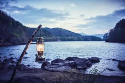 Petromax Starklichtlampe | Petroleumlampe Chrom mit Reflektorschirm