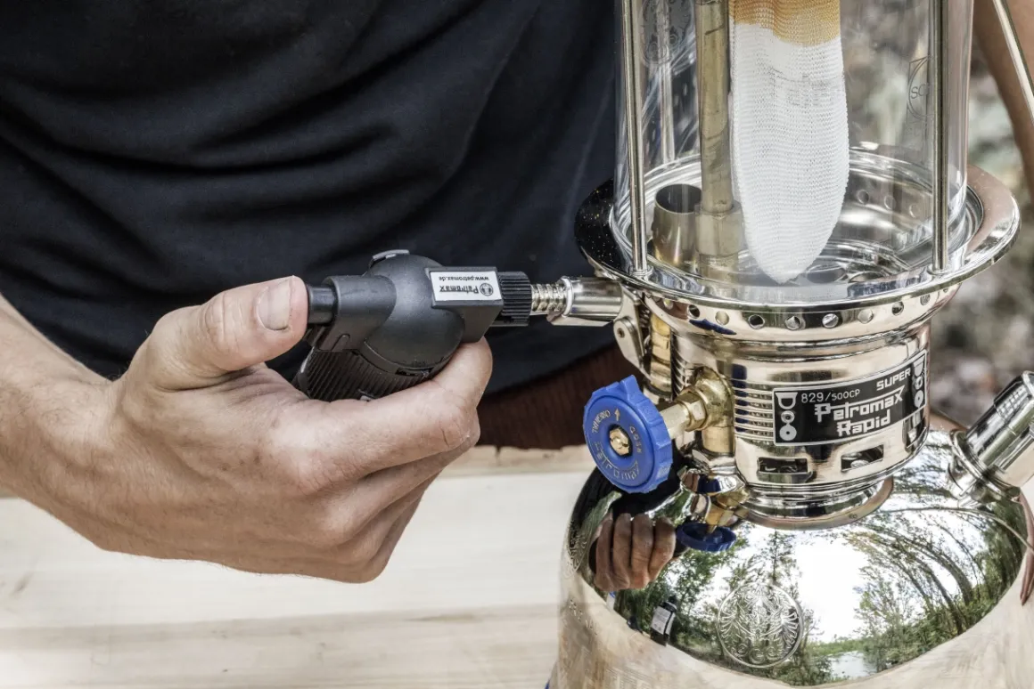 Petromax Starklichtlampe | Petroleumlampe HK500 Chrom