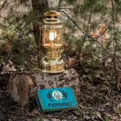 Petromax Starklichtlampe | Petroleumlampe Messing | Gold