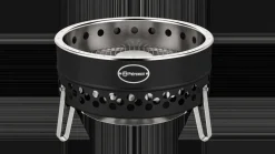 Petromax Tyropit Black Edition Feuerschale -  Rußarme Feuerstelle