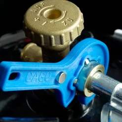 Premium BBQ-GAS Flasche ALU, 8 kg, gefüllt mit Kartuschengrill Umrüstset