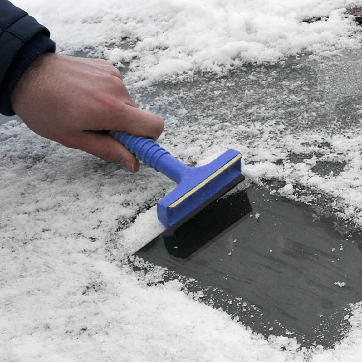 ProPlus Eiskratzer mit Messingklinge und Gummistreifen