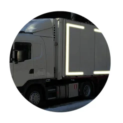 Reflektorband selbstklebend weiß  - 2 m