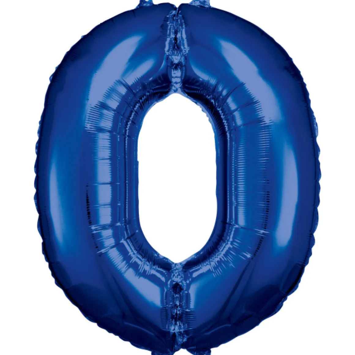 Riesenzahl 0, Dunkelblau Folienballon Größe: 88 cm