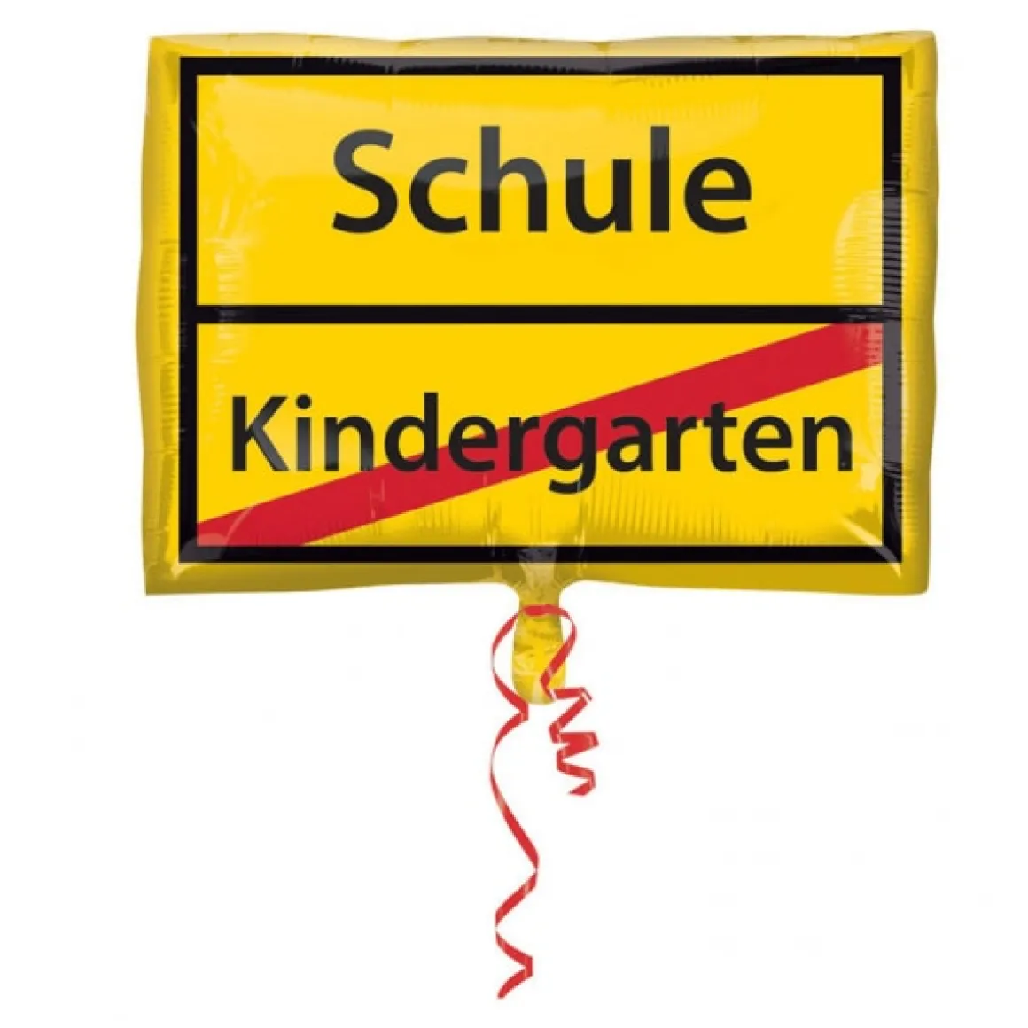 Schulanfang Schild Folienballon