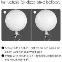 Schulbus Folienballon mit Tieren