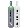 Schutzgas Mix 18 gefüllte 20 Liter Gasflasche Mischgas - Umlaufflasche