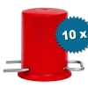 Schutzkappe für Propangasflaschen  passend für 3kg, 5kg, 6kg und 11kg Flasche im 10er Pak.