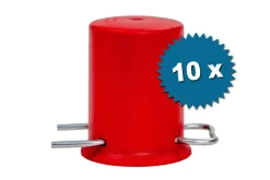 Schutzkappe für Propangasflaschen  passend für 3kg, 5kg, 6kg und 11kg Flasche im 10er Pak.