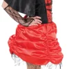 Schwarzes Satin Cape  Größe: 75cm