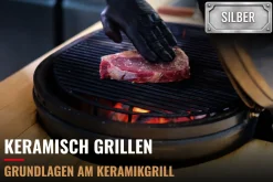 S&E Grillakademie Silber Keramisch Grillen