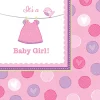 Servietten: Baby Girl - With Love 16 Stk.