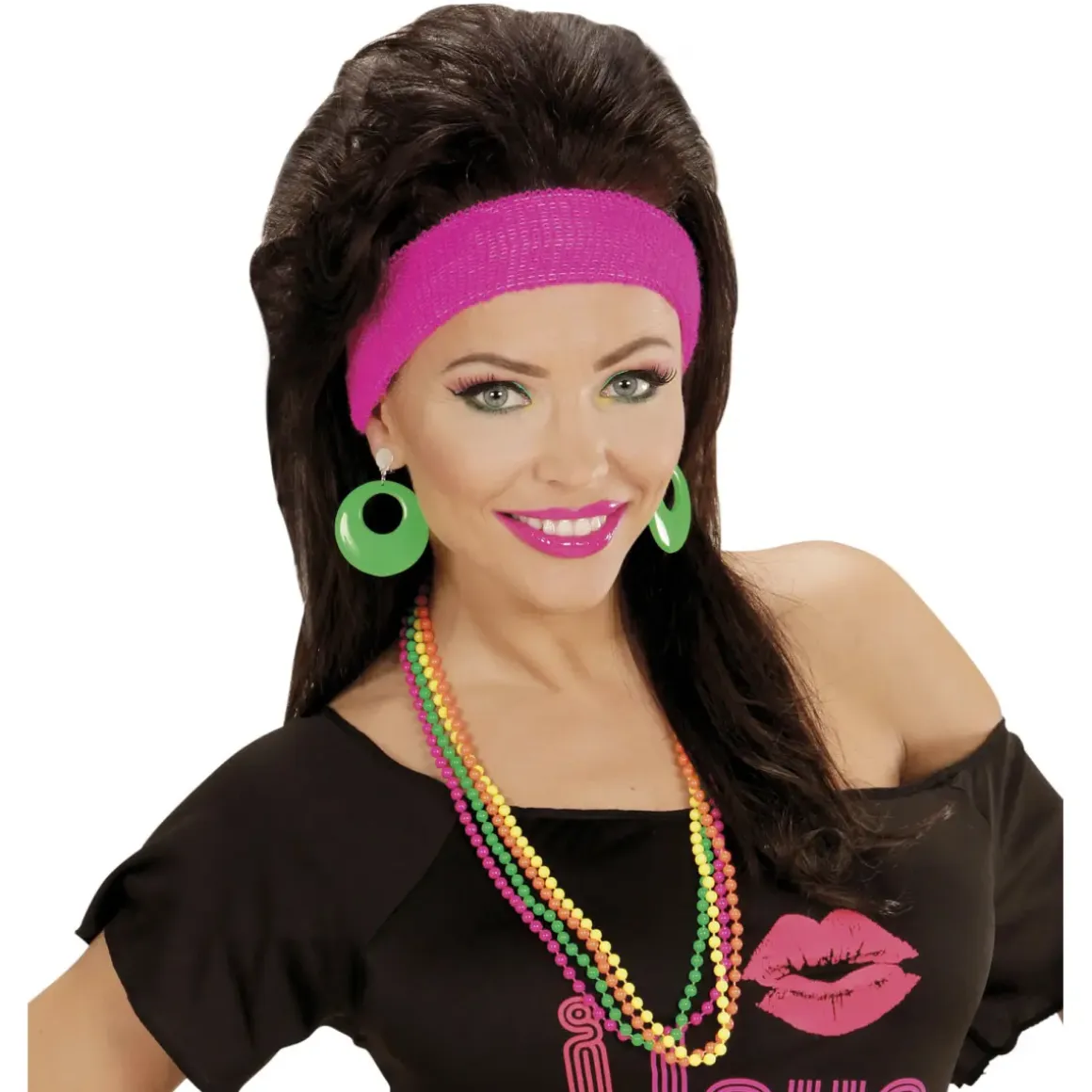 Set aus 4 neonfarbenen Perlenketten – Buntes Accessoire in verschiedenen Farben