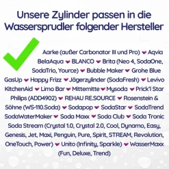 SodaTaste Co2 Aromazylinder Ingwer 425g
