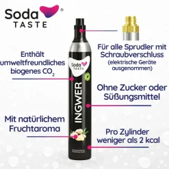 SodaTaste Co2 Aromazylinder Ingwer 425g