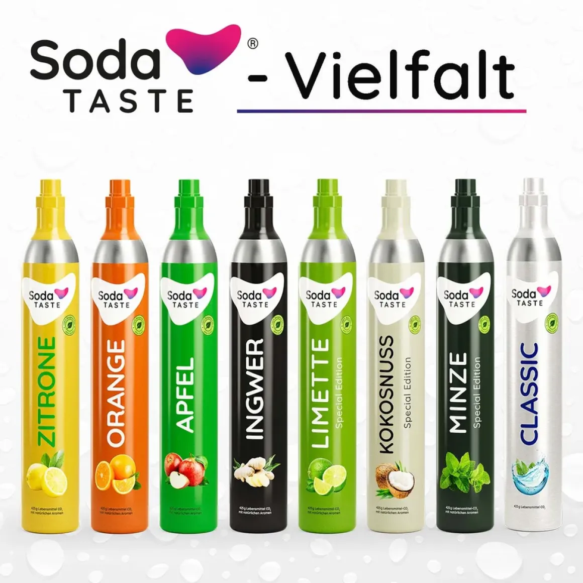 SodaTaste Co2 Aromazylinder Limette 425g
