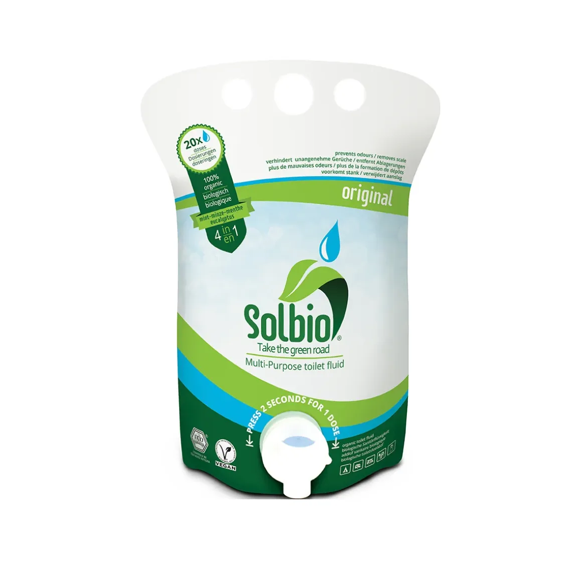 Solbio Sanitärflüssigkeit 1,6 L biologisch & umweltfreundlich