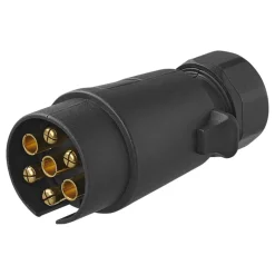 Stecker mit Flachsteckeranschluß - 7-polig