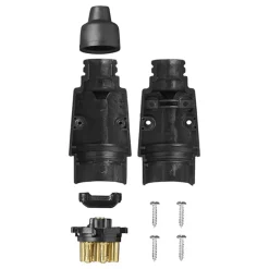 Stecker 7-polig  - aus Kunststoff